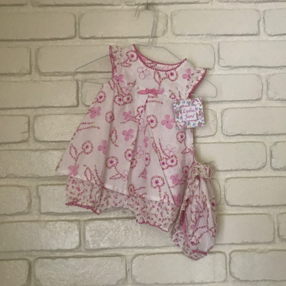 Lydia Jane 0-3 months romper with hat